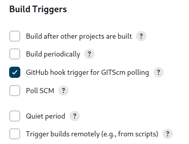 [1] Jenkins - Build Trigger